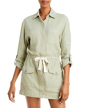 Monrow Twill Cargo Dress