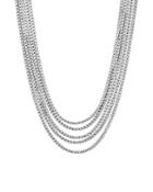 John Hardy Sterling Silver Classic Chain Five Row Necklace, 16