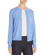 Tory Burch Contrast-trimmed Cashmere Cardigan