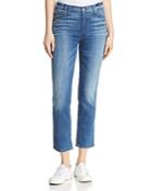 7 For All Mankind Edie Straight Jeans In Boyd Blue