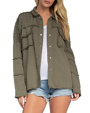 Elan Studded Cotton Jacket