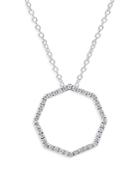 Bloomingdale's Diamond Geometric Necklace In 14k White Gold, 0.75 Ct. T.w. - 100% Exlcusive