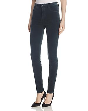 J Brand 485 Mid Rise Super Skinny Velvet Jeans - 100% Exclusive