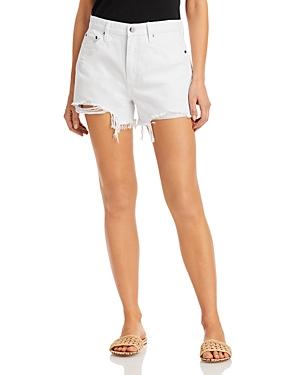 Pistola Nova High Rise Jean Shorts In White
