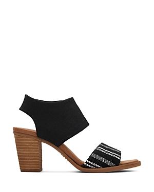 Toms Women's Majcut Global Stripe High-heel Sandals