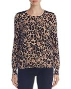 Foxcroft Leopard Print Cardigan