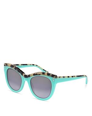 Stella Mccartney Mirrored Cat Eye Sunglasses, 51mm