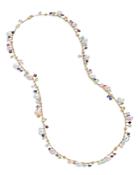 Marco Bicego 18k Yellow Gold Paradise Pearl Mixed Gemstone And Cultured Freshwater Pearl Necklace, 29.5