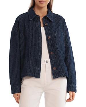 Bagatelle Textured Denim Shirt Jacket