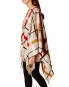 Karen Millen Wool-blend Blanket-style Poncho