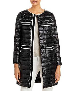 Herno Metallic Trimmed Down Coat