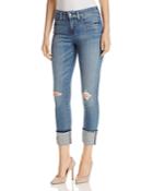 Nydj Alina Wide Cuff Ankle Jeans In Paloma Rips