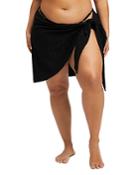 Good American Jacquard Terry Sarong Cover-up