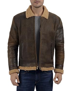 Frye Regular Fit Shearling Jacket