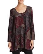 Nally & Millie Floral Print High Low Tunic