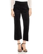 Sandro Divine Cropped Flared Corduroy Pants