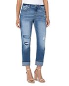 Liverpool Los Angeles Marley Cuffed Girlfriend Jeans In North Beach