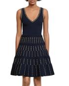 Sandro Jasm Fit-and-flare Knit Dress