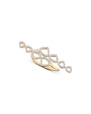Marina B 18k Gold Trina Diamond Pave Statement Ring