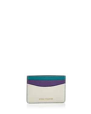 Marc Jacobs Color Block Saffiano Leather Card Case