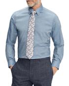 Ted Baker Cotton Slim Fit Chambray Shirt