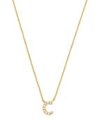Bloomingdale's Diamond Initial Pendant Necklace In 14k Yellow Gold, 0.03-0.07 Ct. T.w. - 100% Exclusive