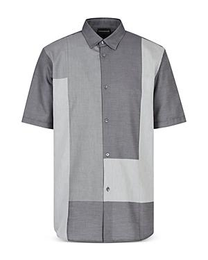 Emporio Armani Patchwork Short Sleeve Shirt
