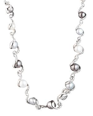 Carolee Twisted Ribbon Cultured Freshwater Pearl Necklace, 18