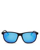 Maui Jim Unisex Dragons Teeth Polarized Square Sunglasses, 58mm
