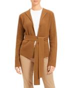 Theory Wool & Cashmere Belted Cardigan