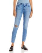 Paige Verdugo Mid Rise Ankle Skinny Jeans In Atalodest