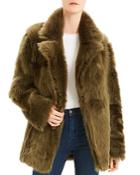 Theory Toscana Reversible Shearling And Leather Coat