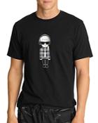 Karl Lagerfeld Paris Plaid Character Slim Fit Tee