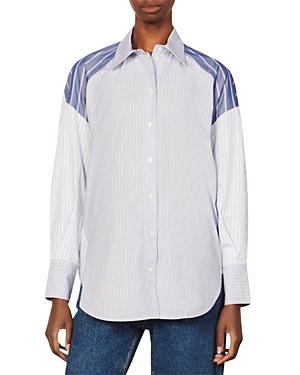 Sandro Oriane Button Up Shirt