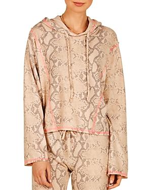 Vintage Havana Snake Print Hoodie