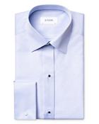 Eton Diamond Weave Bib Formal Slim Fit Dress Shirt