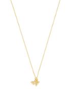 Bloomingdale's Diamond Butterfly Pendant Necklace In 14k Textured Yellow Gold, 0.05 Ct. T.w. - 100% Exclusive