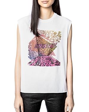 Zadig & Voltaire Embellished Sleeveless Tee