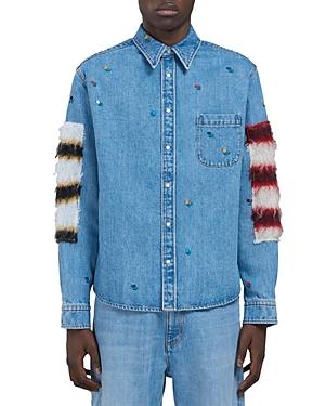 Marni Paneled Denim Shirt