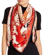 Burberry Carriages Silk Scarf