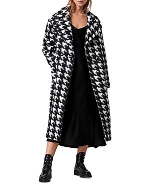 Allsaints Eda Houndstooth Coat