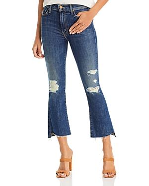 Mother The Insider Cropped Jeans In Wicked Wildflower