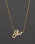 Lana Jewelry 14k Yellow Gold Mini Star Signature Necklace, 16