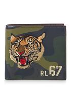 Polo Ralph Lauren Camouflage Tiger Leather Wallet