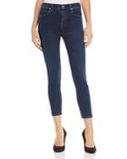 J Brand Alana High Rise Crop Jeans In Throne
