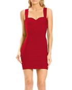 Herve Leger X Julia Restoin Roitfeld Sweetheart Corset Mini Dress