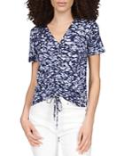 Michael Michael Kors Cinched Tie Dye Top