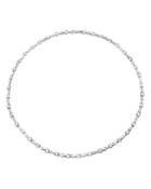 Crislu Celebration Collar Necklace In Platinum-plated Sterling Silver, 18