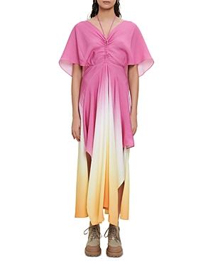 Maje Rachelly Tie Dyed Scarf Dress