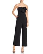 Sam Edelman Strapless Jumpsuit With Bow Detail